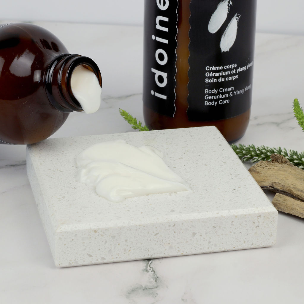 Crème corps géranium et ylang ylang - format écologique