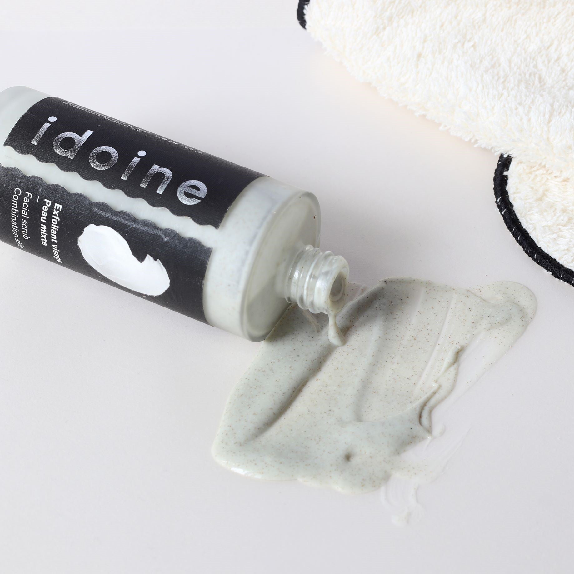 Combination skin facial scrub