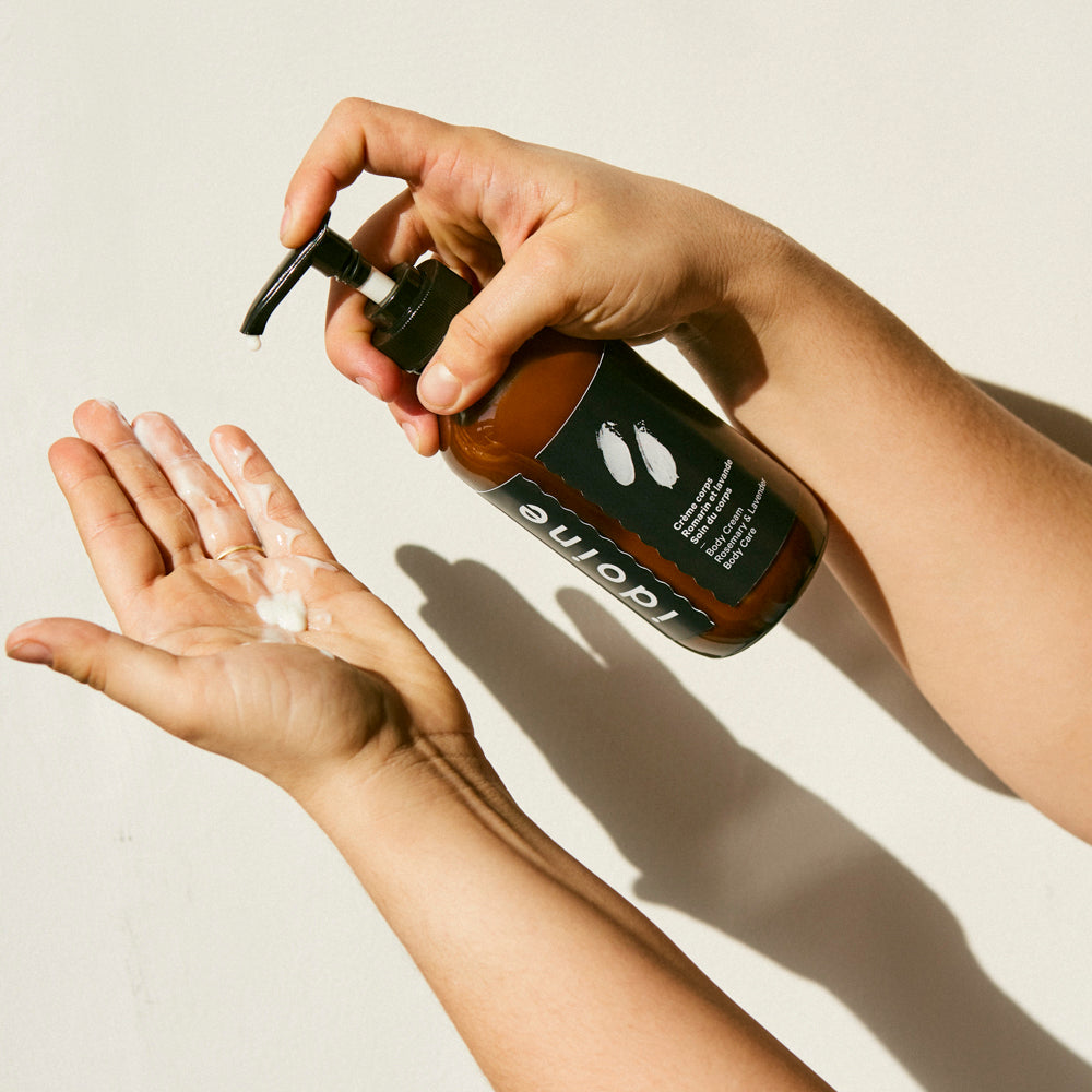 Crème corps romarin et lavande - format écologique